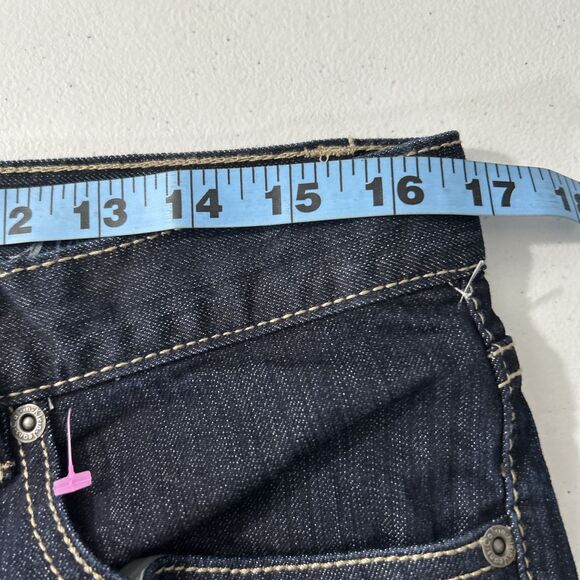 Calvin Klein Jeans Womens 10X34 Blue Flare Mid Rise - Picture 5 of 7